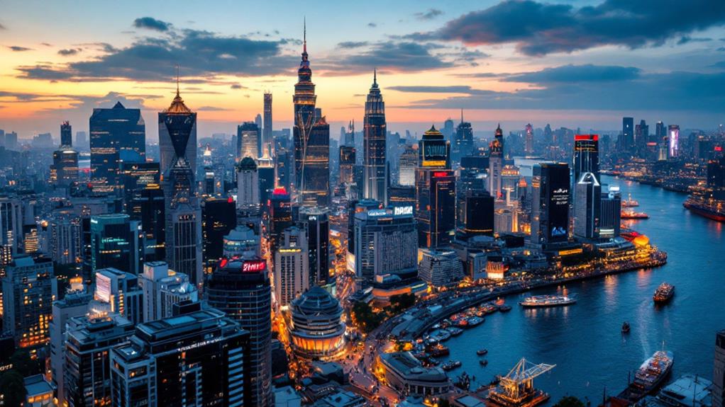 major financial centers