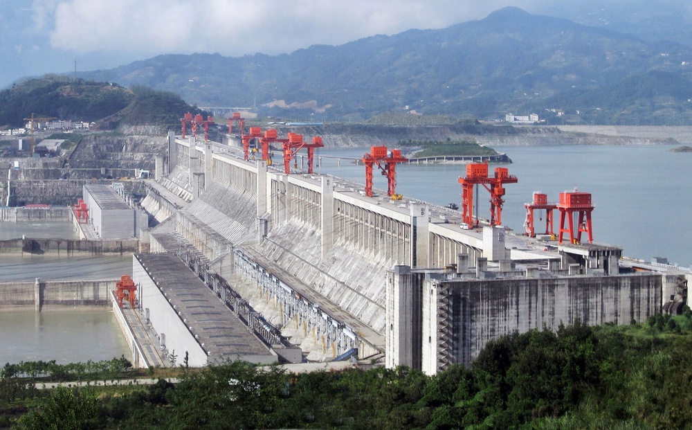 The Three Gorges Dam on the Yangtze River, China