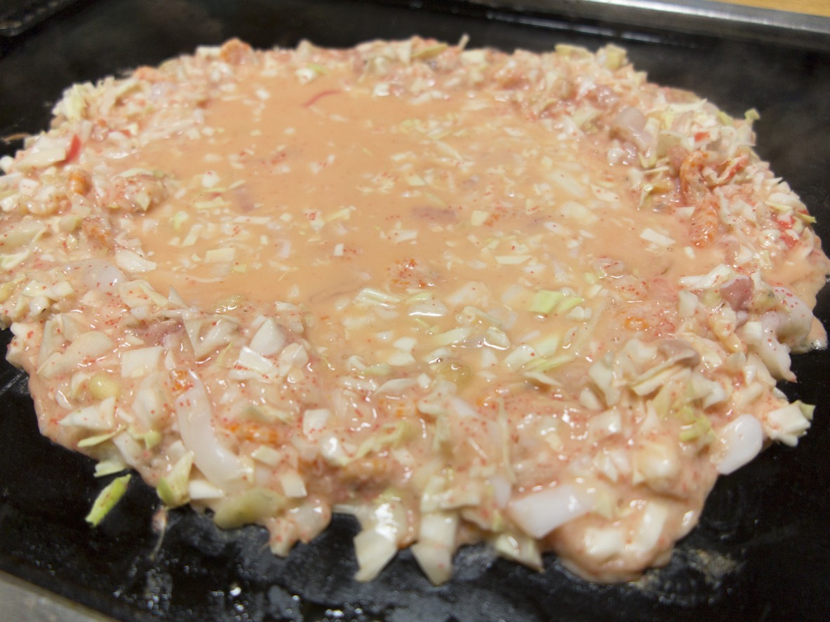 Monjayaki/Traditional Pancake from Kanto Region, Japan