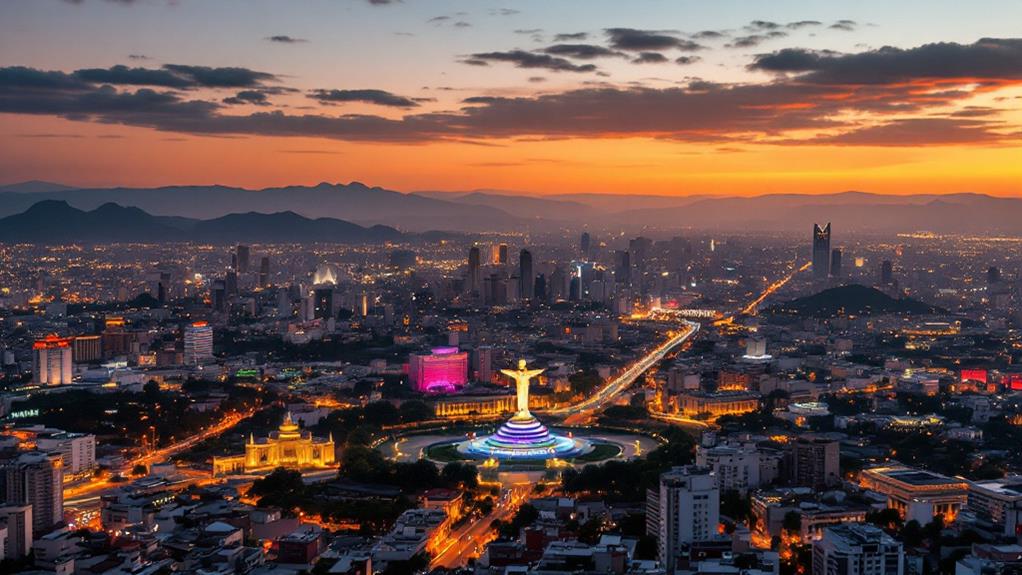 vibrant capital of mexico