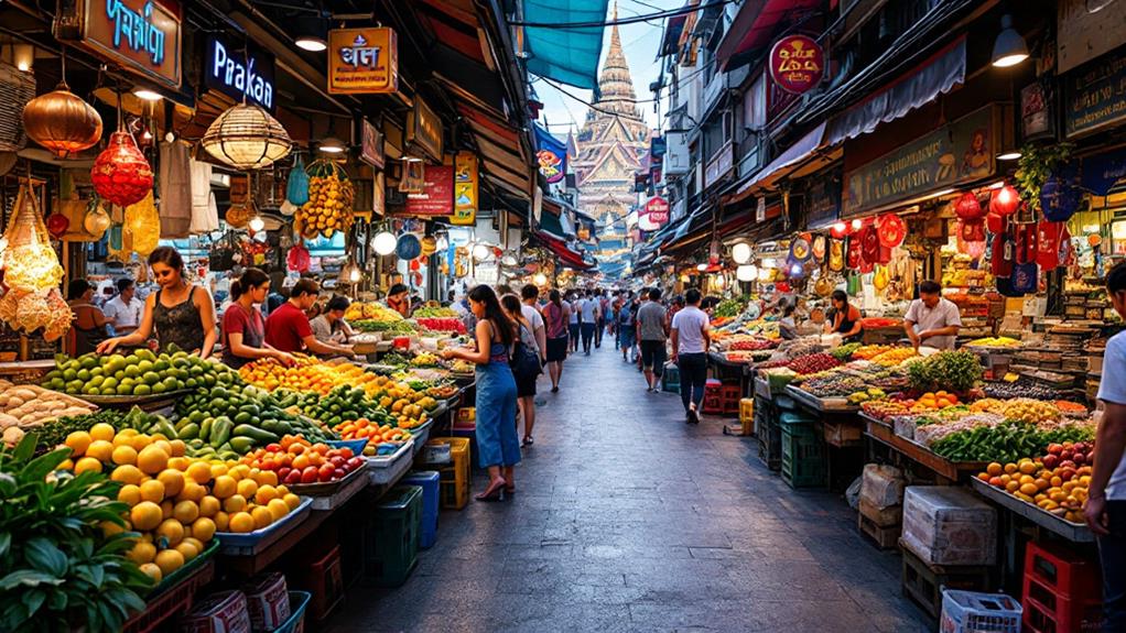 colorful bangkok market experience
