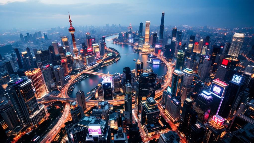 rapid urban expansion shanghai