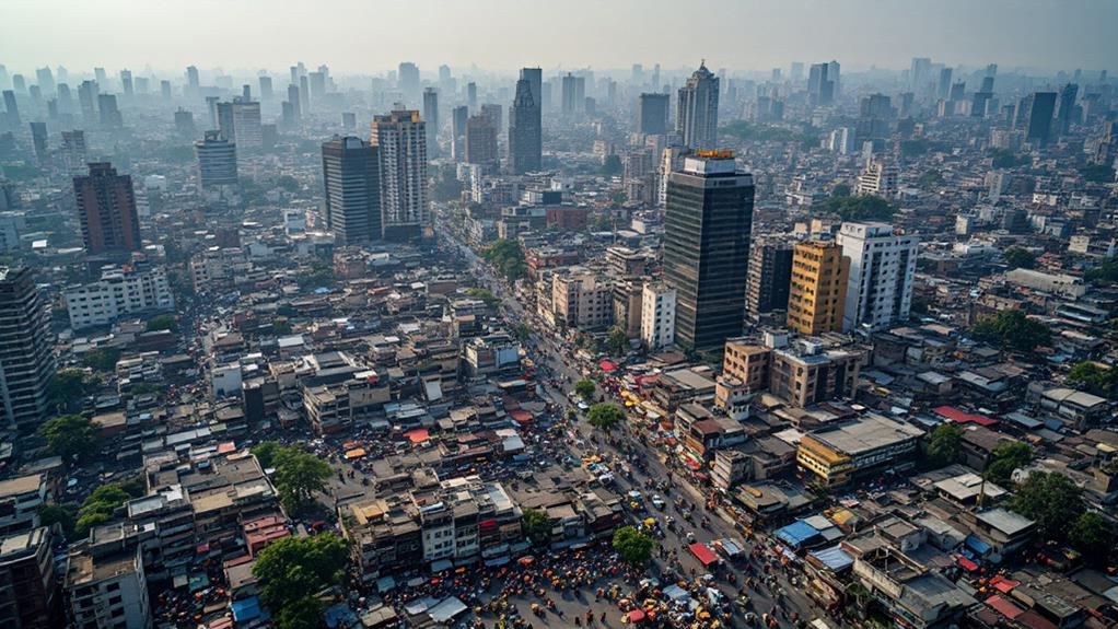 rapid urban population growth